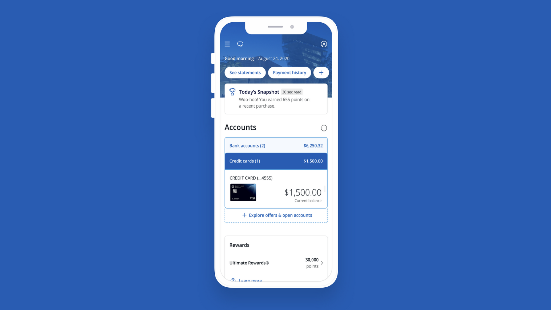 Chase Widget
